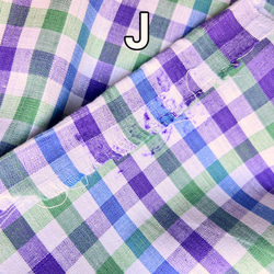 カディ　ルンギ【J】/125cm×200cm/手紡ぎ手織り布/インド 11枚目の画像