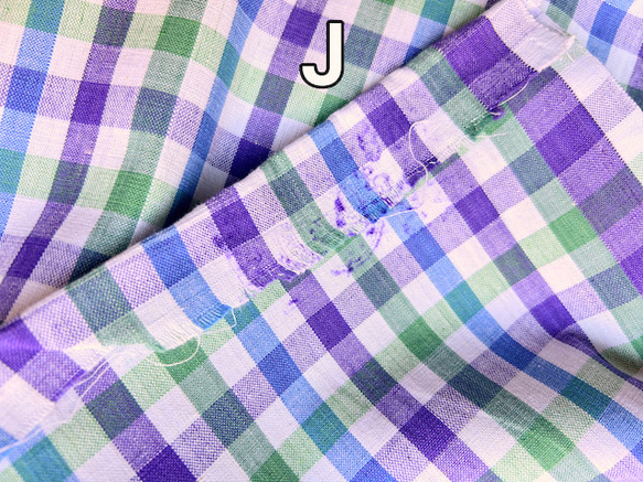 カディ　ルンギ【J】/125cm×200cm/手紡ぎ手織り布/インド 11枚目の画像