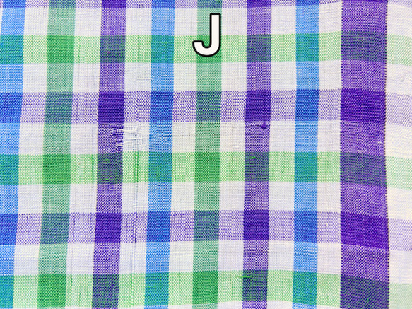 カディ　ルンギ【J】/125cm×200cm/手紡ぎ手織り布/インド 1枚目の画像