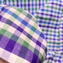 カディ　ルンギ【J】/125cm×200cm/手紡ぎ手織り布/インド 4枚目の画像