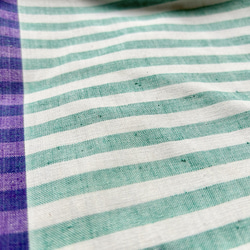 カディ　ルンギ【L】/125cm×200cm/手紡ぎ手織り布/インド 8枚目の画像