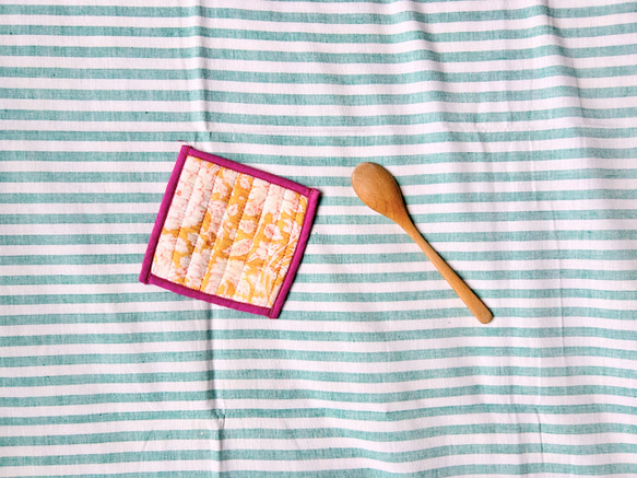 カディ　ルンギ【L】/125cm×200cm/手紡ぎ手織り布/インド 3枚目の画像