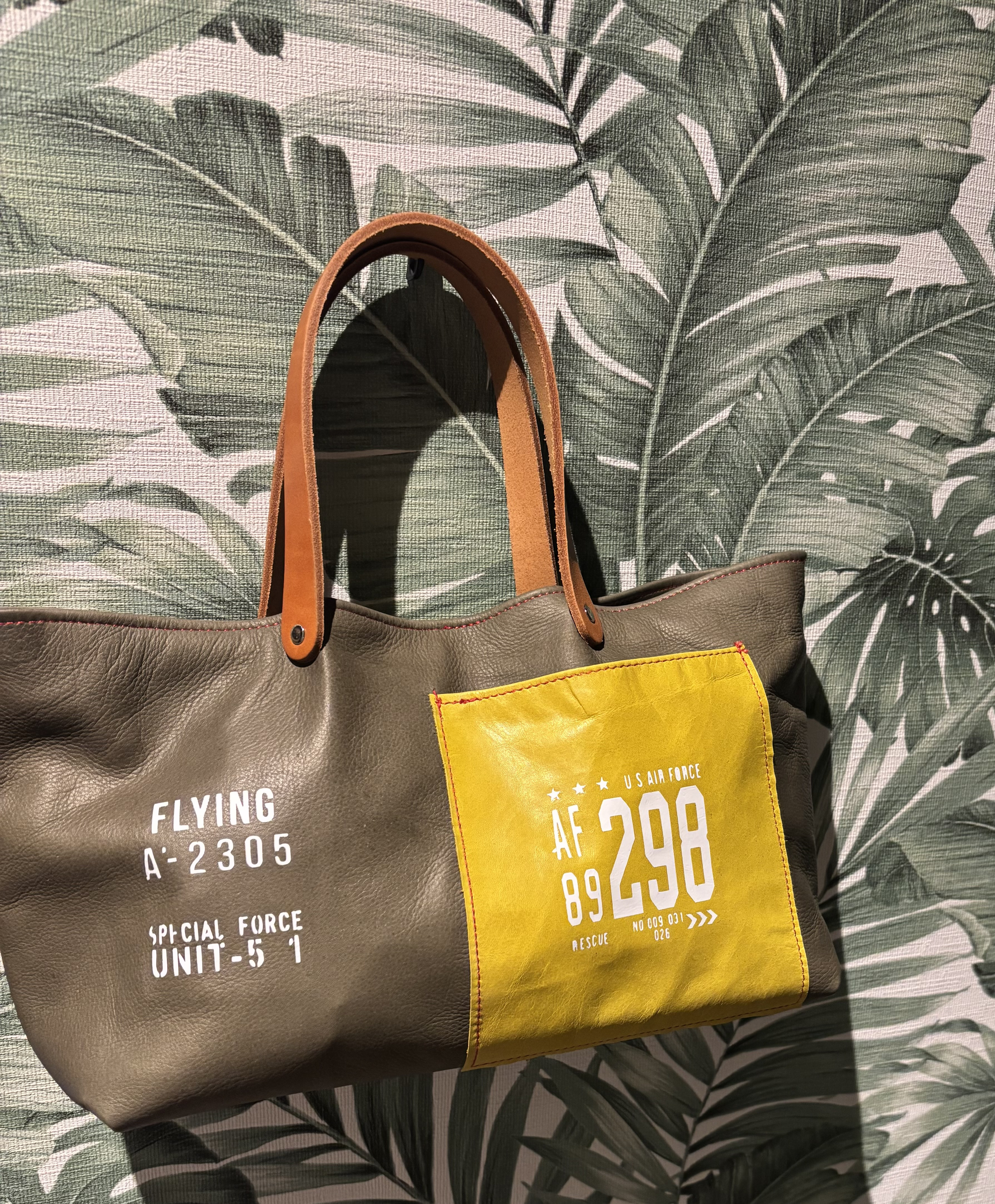 レザーバッグ 1点物 M.MARI オリジナル