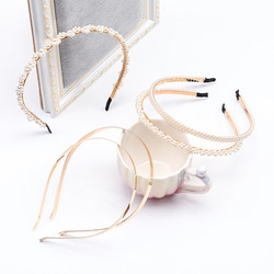 M15604 15個 カチューシャ金具 鉄製 シンプル ゴールド ロジウム ハンドメイド用 手芸 工作   3x（5ヶ） 4枚目の画像