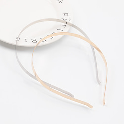 M15604 15個 カチューシャ金具 鉄製 シンプル ゴールド ロジウム ハンドメイド用 手芸 工作   3x（5ヶ） 2枚目の画像