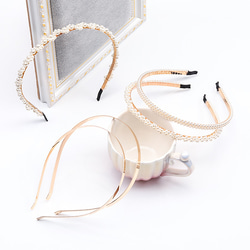 M15605 15個 カチューシャ金具 鉄製 シンプル ゴールド ロジウム ハンドメイド用 手芸 工作   3x（5ヶ） 4枚目の画像