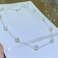 【高級】あこや真珠　ネックレスs925 4枚目の画像