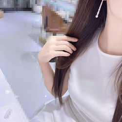 【高級】あこや真珠ピアス　s925　1802 4枚目の画像