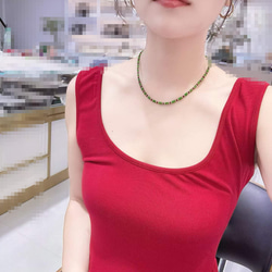 ツボライト&ルビーネックレスs925　2002 4枚目の画像