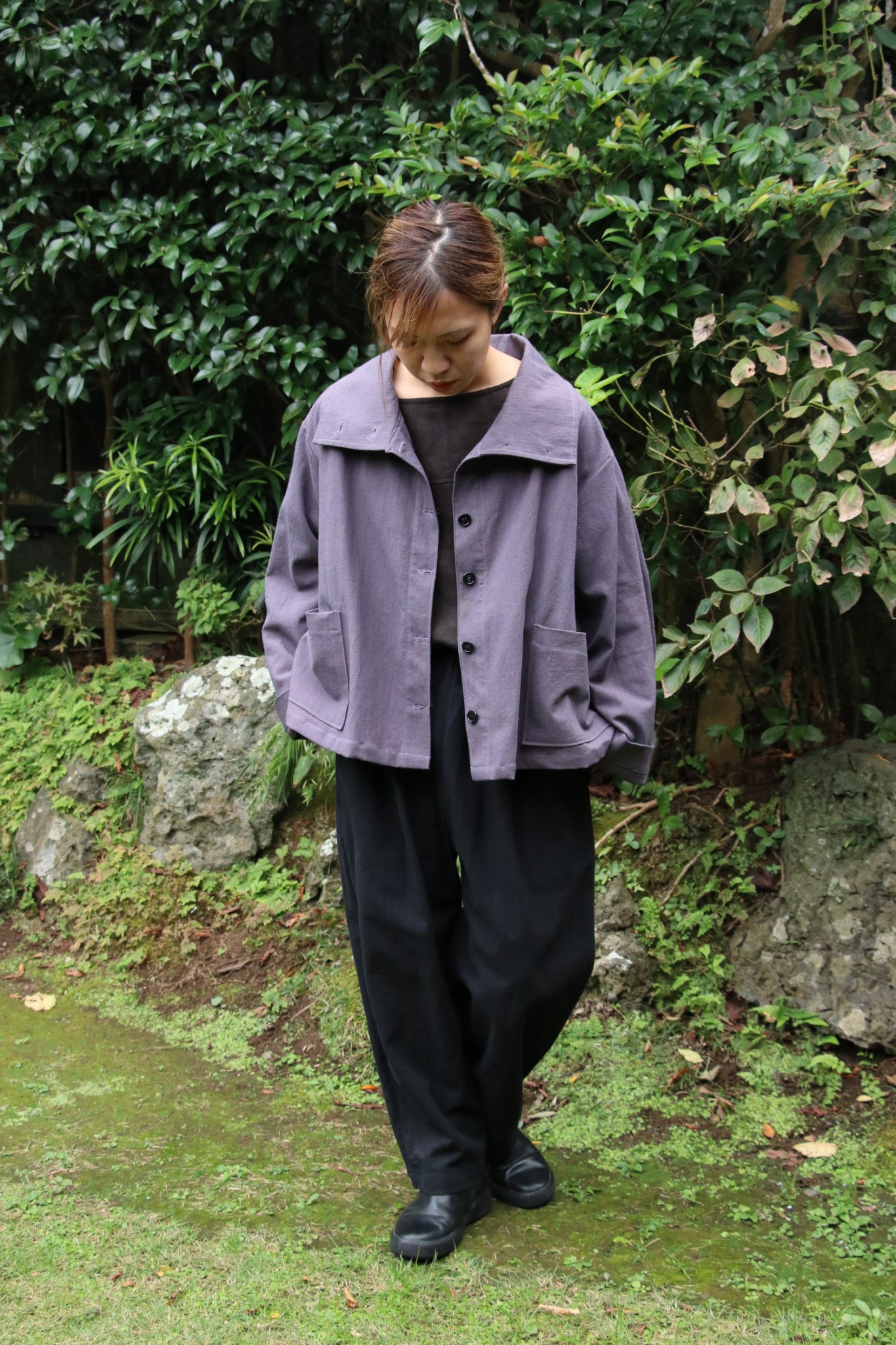 コットンリネンのジャケット