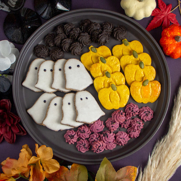 送料無料｜ハロウィン焼菓子８袋セット 秋限定 国産素材のクッキー＆スイーツ詰め合わせ 結婚式・イベントのプチギフトにも 2枚目の画像