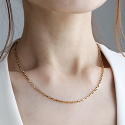 4way 14kgf ボックスチェーンとチャームネックレス ネックレス