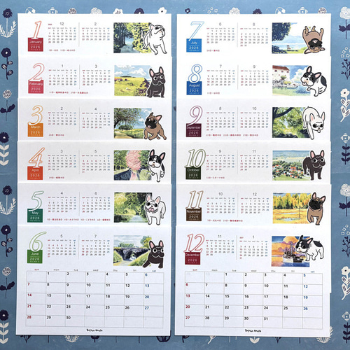 スケジュール帳 2026年版＊フレンチブルドッグ 手帳 トコザッカ 通販