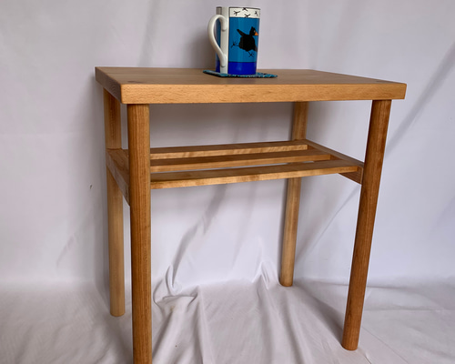 木製円形飾り棚　サイドテーブル　 ハンドメイド　手作り　家具 DIY] [Low table] [Rounded table] [Side table] How to make a