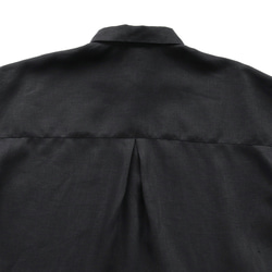 穿著舒適✦優質亞麻長衫（黑色）TP18 第15張的照片