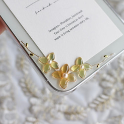 金木犀のスマホケース　全機種対応　iPhoneケース クリアケース　iPhone17 iPhone16  キンモクセイ 3枚目の画像