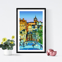 アートポスター】アメリカ ナッシュビルのハードロックカフェ（作品No