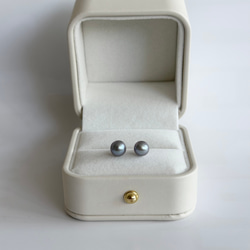 Silver925 ホワイトシェル 白蝶貝ピアス 蝶々 淡水パール ピアス