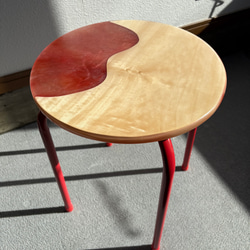 レジンアート　木製　椅子 Resin】木とレジンの椅子 How to make wood and epoxy chair【смола