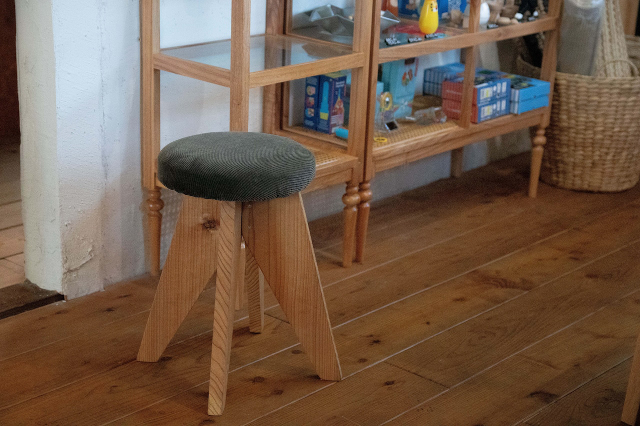 杉スツールコール天-HIGH-/SUGI STOOL/スツール/送料無料(北海道・沖縄・離島除く)