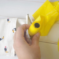 リバティ　Koh & Eito　ゴミ箱ポーチ　バネ口ポーチ　バネポーチ　ゴミポーチ 5枚目の画像