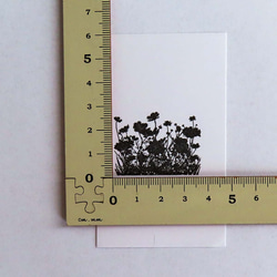 花畑のシルエットスタンプ 0385 3枚目の画像