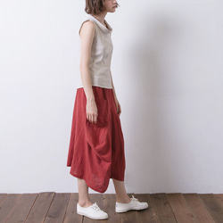 兩穿札哈哈蒂寬褲 - 熱帶橙 第1張的照片