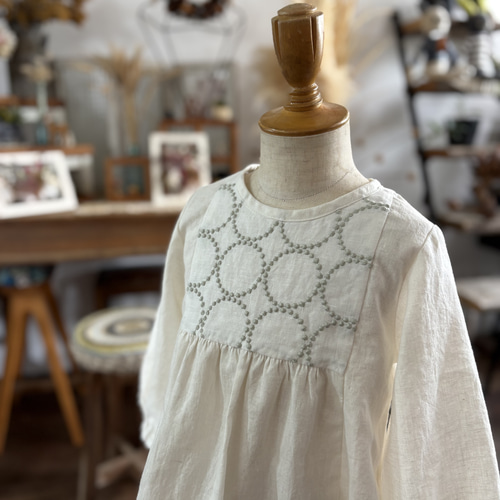 スモックブラウス **ミナペルホネンタンバリン** 子供服 **mignon