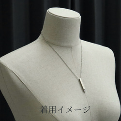 【刻印•名入れ】ロンドンブルートパーズのペンダント＊天然石＊誕生石＊サージカルステンレス【Luminous】 13枚目の画像