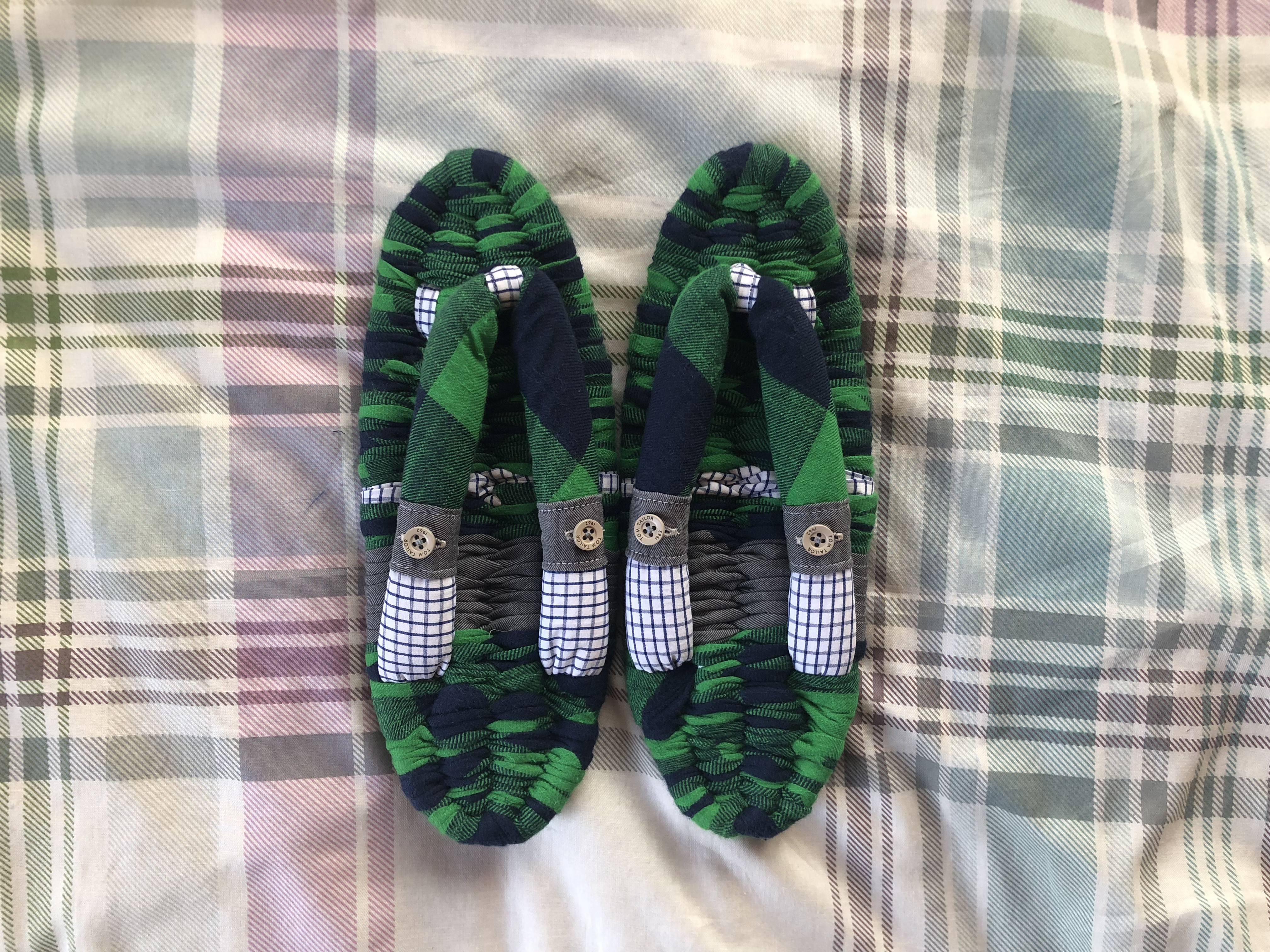 布ぞうり 布ぞうり【全長25.5cm】(PN:250701)Indoor cloth sandals/length