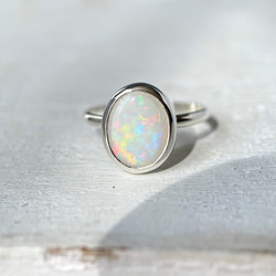 透明感抜群 ウォーターインクォーツ リング s925 指輪・リング 天然石