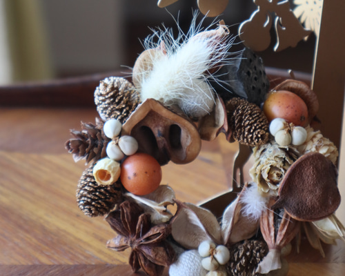 ころん。と可愛い(*^^*)ナンキンハゼリース　木の実リース ころん。と可愛い(*^^*)ナンキンハゼリース 木の実リース