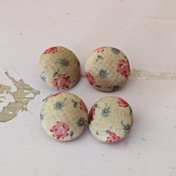 フランスアンティーク 布花ブーケ 白 チャーム Mon Atelier