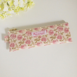 PVCクリアポーチ＊リバティ ラミネート＊アレキサンダー・マーブル