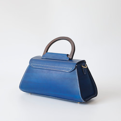 【Creema限定 早割価格 送料無料】本革手作りのショルダーバッグ 総手縫い手持ち 肩掛け 2WAY 鞄 5枚目の画像