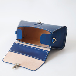 【Creema限定 早割価格 送料無料】本革手作りのショルダーバッグ 総手縫い手持ち 肩掛け 2WAY 鞄 10枚目の画像