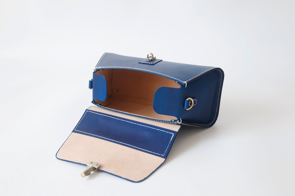 【Creema限定 早割価格 送料無料】本革手作りのショルダーバッグ 総手縫い手持ち 肩掛け 2WAY 鞄 10枚目の画像