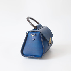 【Creema限定 早割価格 送料無料】本革手作りのショルダーバッグ 総手縫い手持ち 肩掛け 2WAY 鞄 3枚目の画像