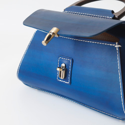 【Creema限定 早割価格 送料無料】本革手作りのショルダーバッグ 総手縫い手持ち 肩掛け 2WAY 鞄 9枚目の画像