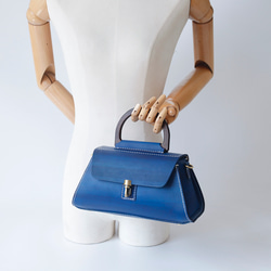 【Creema限定 早割価格 送料無料】本革手作りのショルダーバッグ 総手縫い手持ち 肩掛け 2WAY 鞄 17枚目の画像