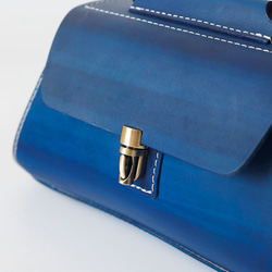 【Creema限定 早割価格 送料無料】本革手作りのショルダーバッグ 総手縫い手持ち 肩掛け 2WAY 鞄 8枚目の画像