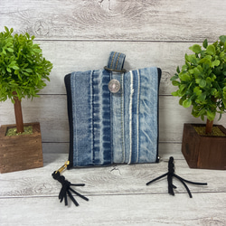デニムリメイク パスケース、マルチケース、キーケース 名刺入れ