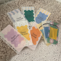 韓国風！チェックシート付きweek＊savingリフィル その他雑貨 RKRshop