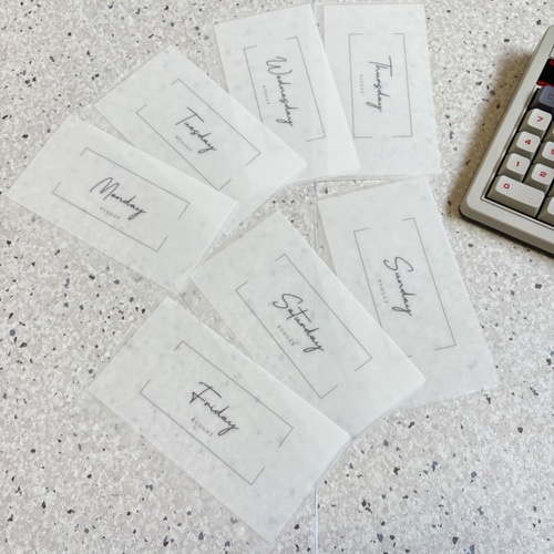 現金管理/曜日分け/savingリフィルA6サイズ その他雑貨 RKRshop 通販