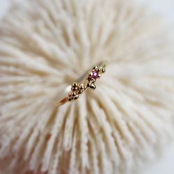 ルビー　デザインリング　1点もの　sv925 【1019】 3枚目の画像