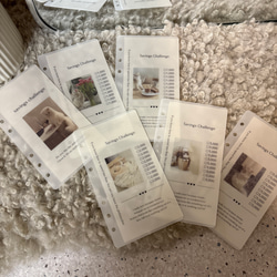 new＊ジップA6バインダー（ブラック）バインダー貯金 /saving /韓国