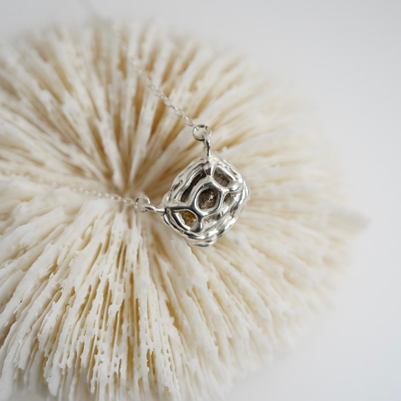 スキャポライト　ネックレス　sv925 【1020】 4枚目の画像