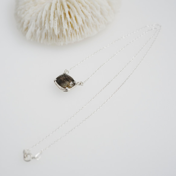 スキャポライト　ネックレス　sv925 【1020】 5枚目の画像