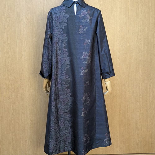 着物リメイク　ワンピース　大島紬　L〜LL SOLD 着物リメイク ワンピース 大島紬 L〜LL ワンピース さらあお 通販