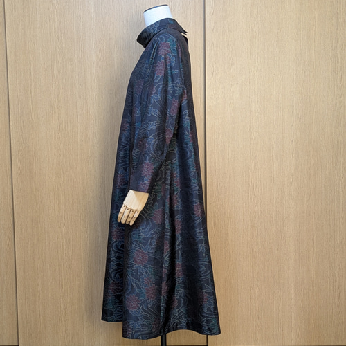 着物リメイク　ワンピース　大島紬　L〜LL 着物リメイク ワンピース 大島紬 L〜LL ワンピース さらあお 通販